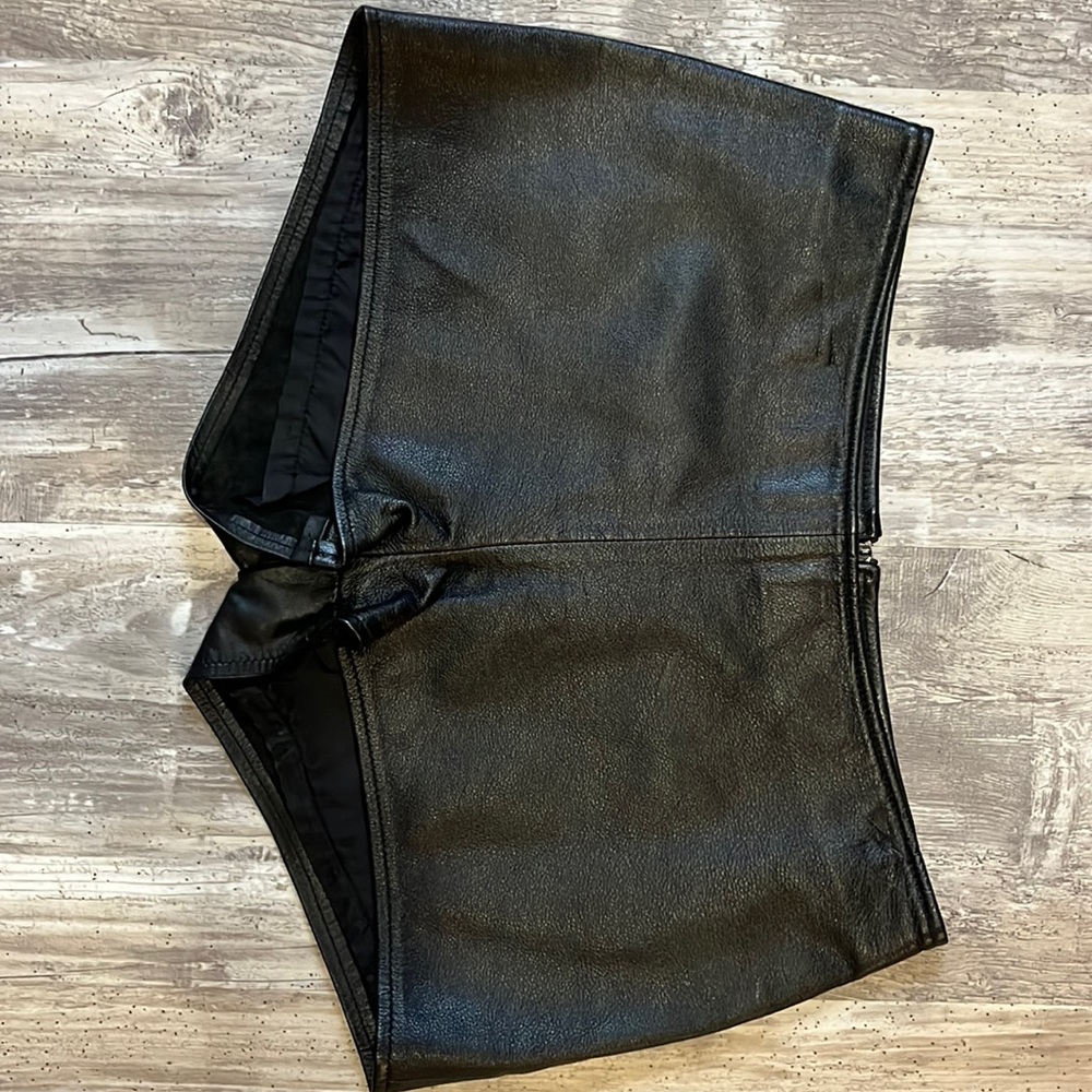 Genuine Leather Shorts